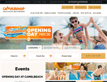 Tablet Screenshot of camelbeach.com